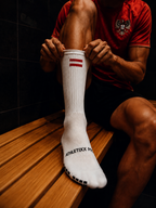 Österreich Fan Socken – Flaggen-Design, Anti-Rutsch-Sohle