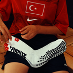 Türkei Fan Socken – Flaggen-Design, Anti-Rutsch-Sohle