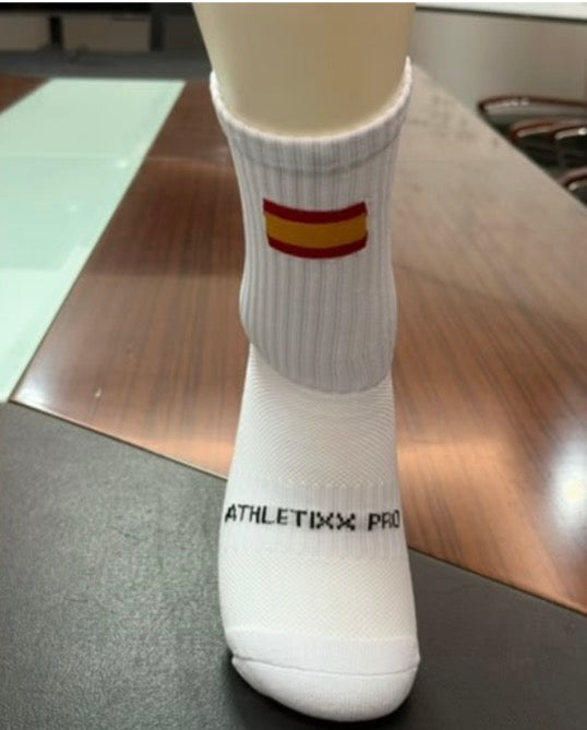 Spanien Fan Socken – Flaggen-Design, Anti-Rutsch-Sohle