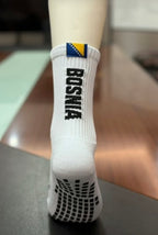 Bosnien Fan Socken – Flaggen-Design, Anti-Rutsch-Sohle