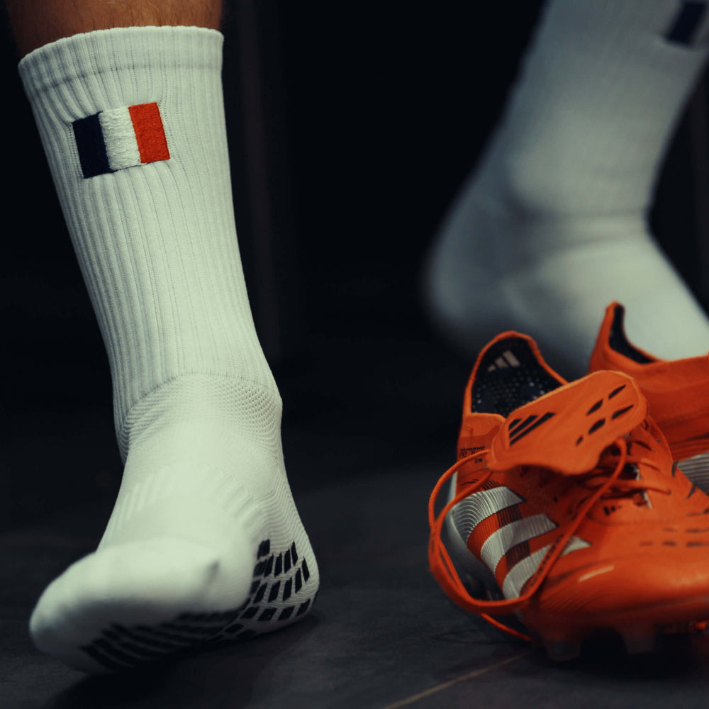 Frankreich Grip Socks – Flaggen-Design, Anti-Rutsch-Sohle