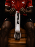 Schweiz Grip Socks – Flaggen-Design, Anti-Rutsch-Sohle